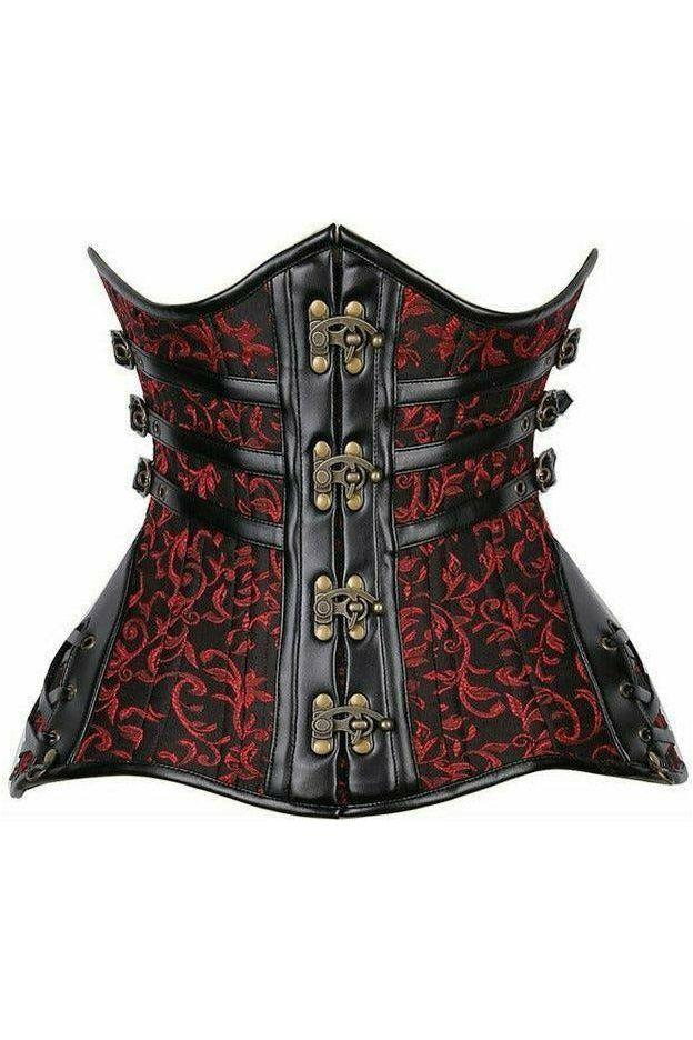 Top Drawer CURVY Steampunk Steel Double Boned Under Bust Corset - Daisy Corsets