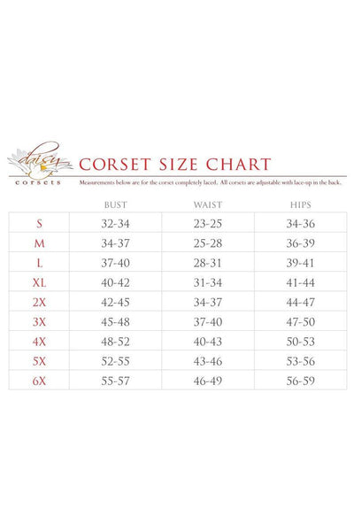Top Drawer Dark Red Velvet Steel Boned Burlesque Corset - Daisy Corsets