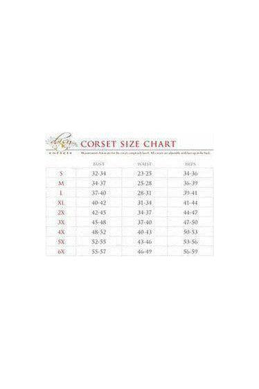 Top Drawer Pink Brocade & Faux Leather Steel Boned Corset - Daisy Corsets