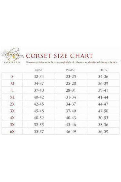Top Drawer Purple Satin Steel Boned Corset - Daisy Corsets