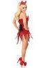 Top Drawer Red Sequin Devil Corset Dress Costume - Daisy Corsets
