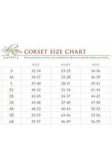 Top Drawer Red Sequin Steel Boned Corset - Daisy Corsets