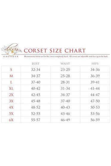 Top Drawer Steel Boned Black Velvet Overbust Corset w/Sleeves - Daisy Corsets
