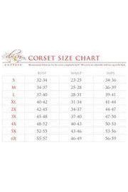 Top Drawer Steel Boned Red Roses Underwire Curvy Cut Waist Cincher Corset - Daisy Corsets