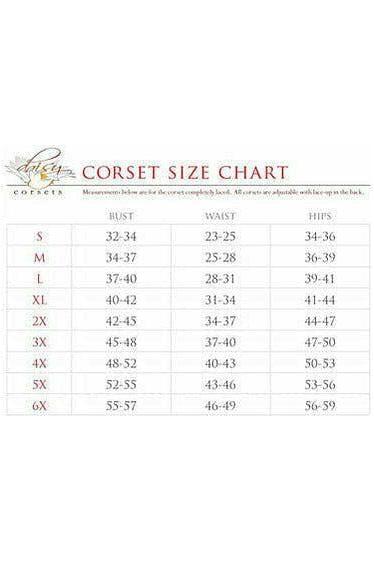Top Drawer White Sheer Lace Steel Boned Corset - Daisy Corsets