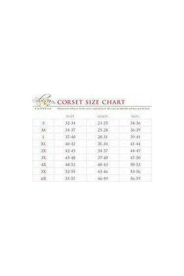 Top Drawer Wine Brocade & Faux Leather Steel Boned Corset - Daisy Corsets