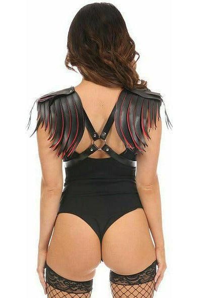 Vegan Leather Body Harness w/Fringe - Daisy Corsets