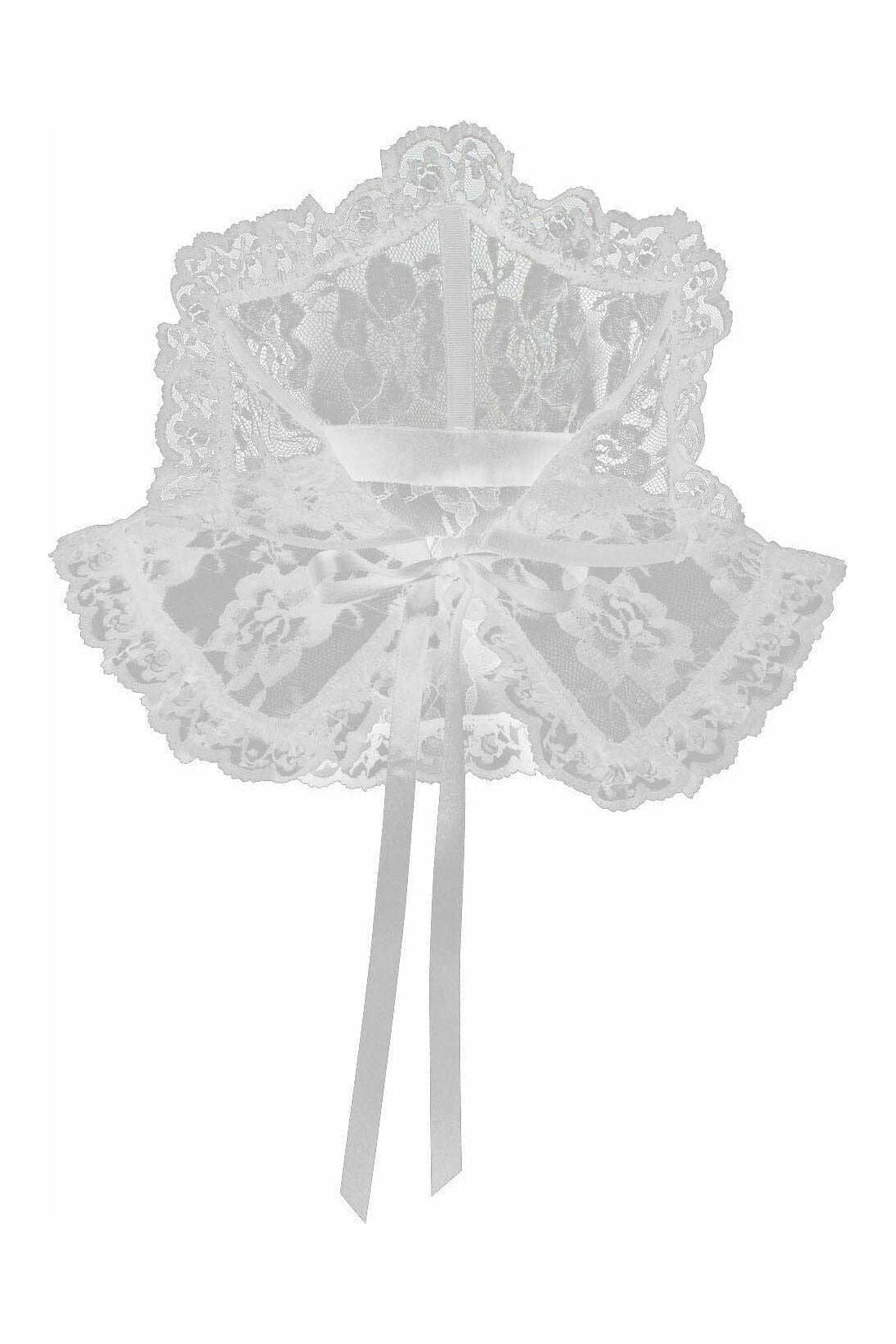 White Lace Neck Collar - Daisy Corsets