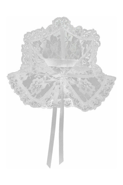 White Lace Neck Collar - Daisy Corsets