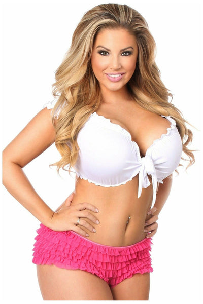 White Peasant Top - Daisy Corsets