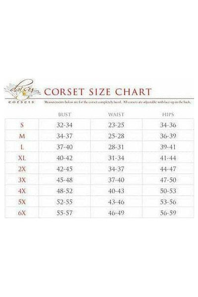 Wine Satin Hi Low Ruched Ruffle Skirt - Daisy Corsets